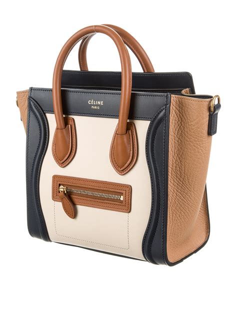 celine bag macro luggage|Celine nano luggage tote bag.